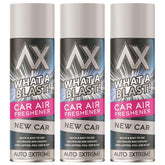 3X - What A Blast! New Car Car Air Freshener Spray 500ml Car Air Freshener